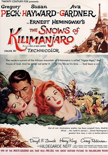 キリマンジャロの雪｜soe006 映画スクラップブック