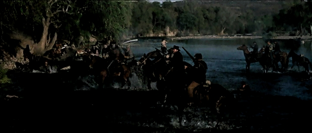 ダンディー少佐:夜襲の場面